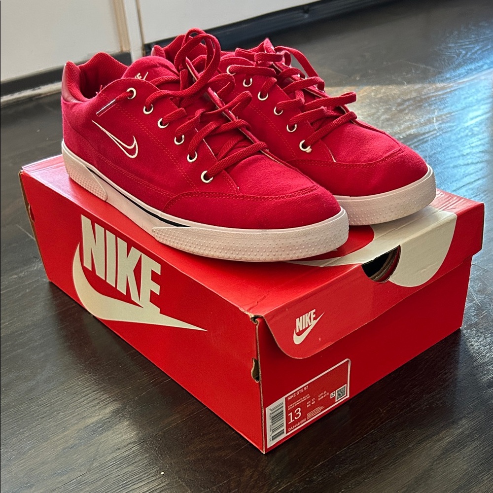 Nike GTS 97 Crimson Canvas Sneakers